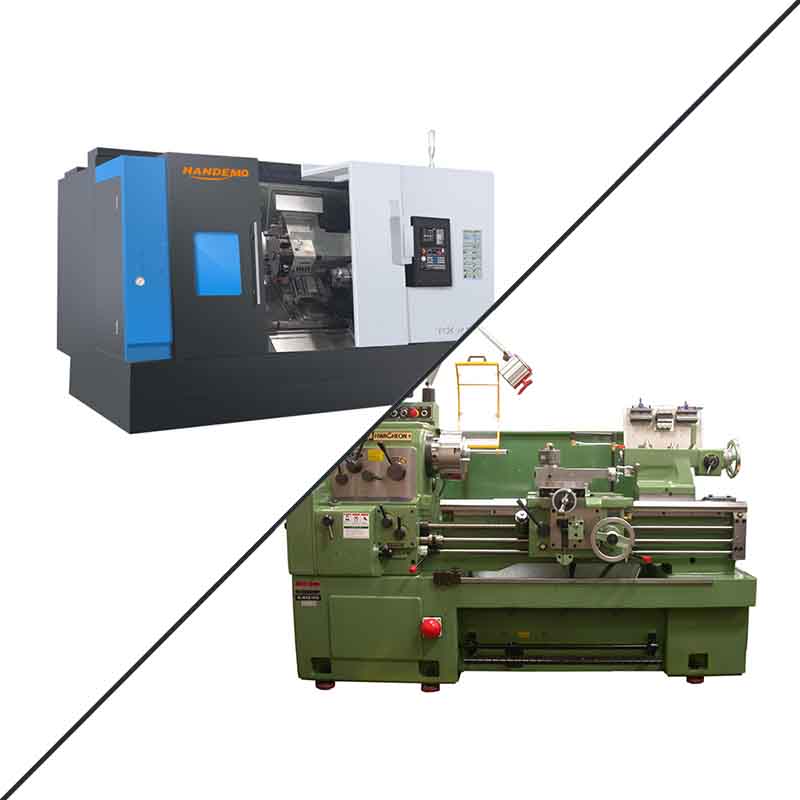 What is the difference between a CNC lathe and a regular lathe?