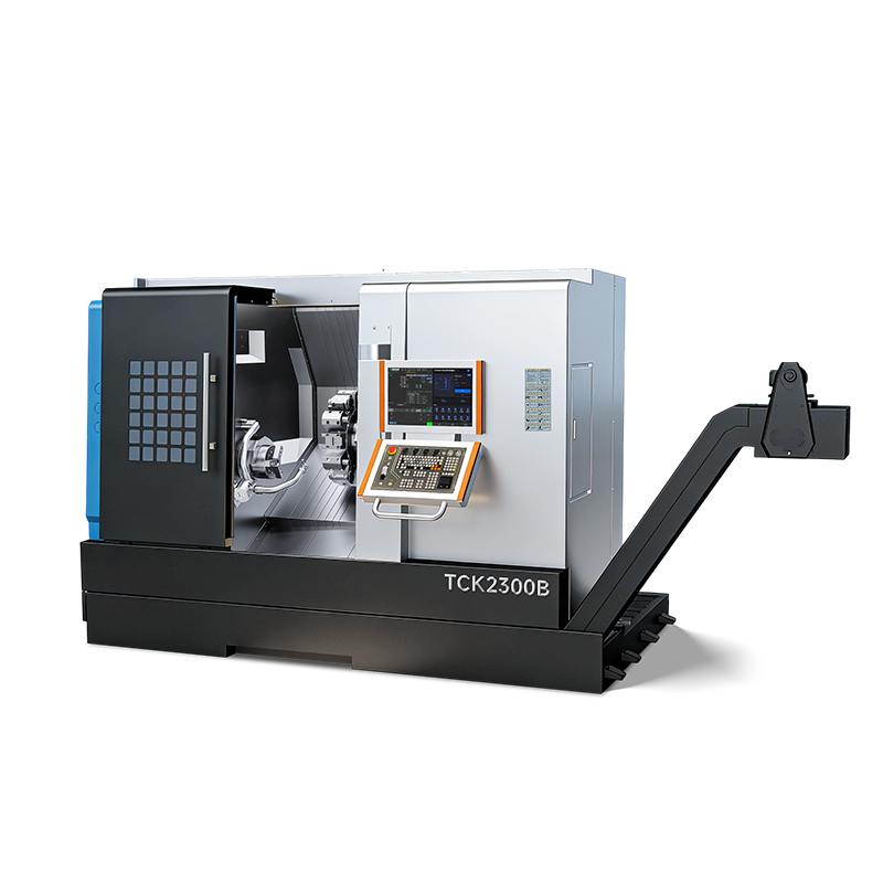 Why More Manufacturers Are Choosing This Turn-Mill | Handemo TCK2300B Hard Way Turn-Mill for Humanoid Robot & AI Liquid Cooling Parts