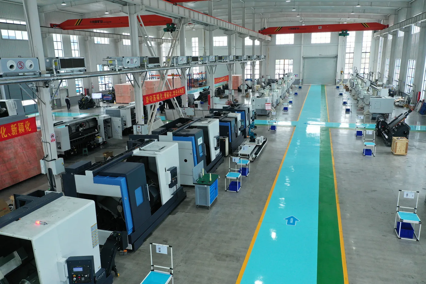 Handemo CNC factory floor producing turned and milled components