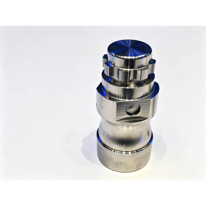 Turned steel shaft produced on a Handemo Y-axis turning machine