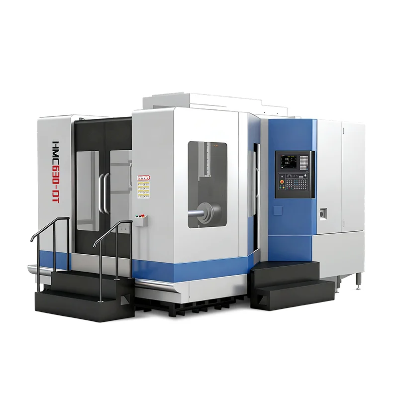 Handemo HMC630-DT horizontal machining center with dual pallet for valve body batches