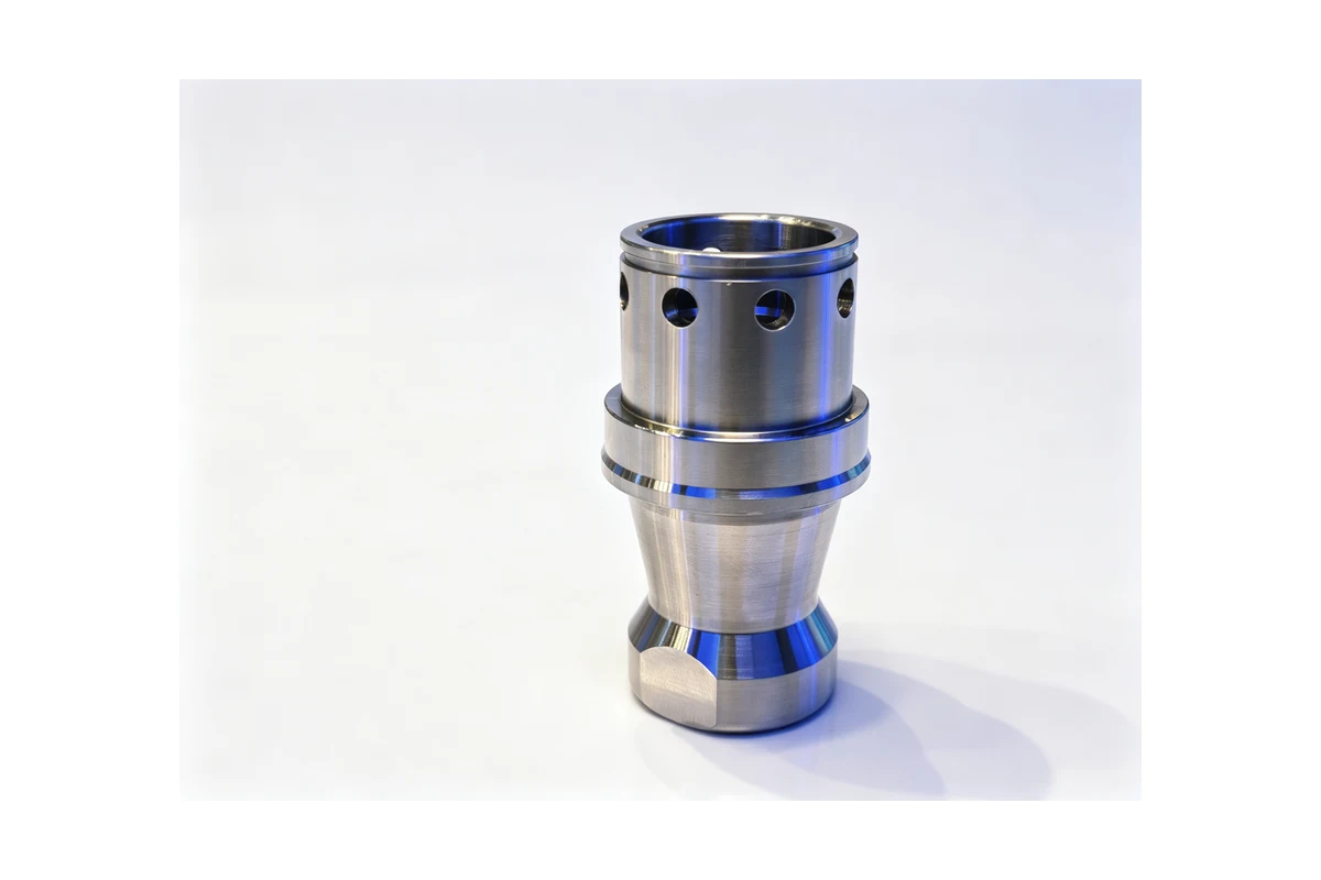 Machined sleeve with step diameters and grooves for a pump wear ring