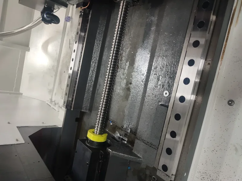 Handemo VMC1160 vertical machining center used for flange bearing housing batches